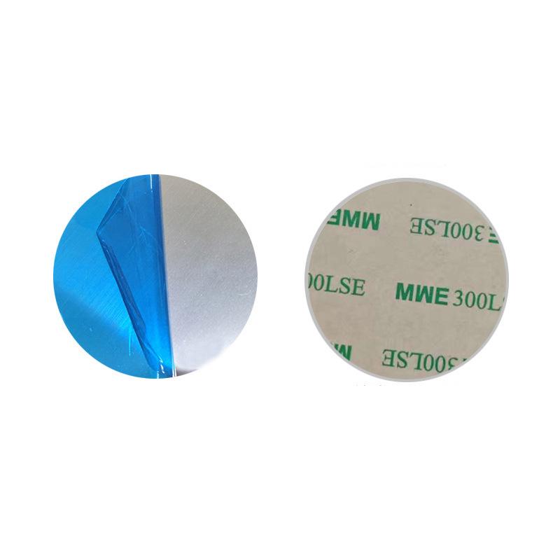 Magnetic Phone Holder Accessories: Black Adhesive Round & Rectangular Light-Induction Iron Sheet