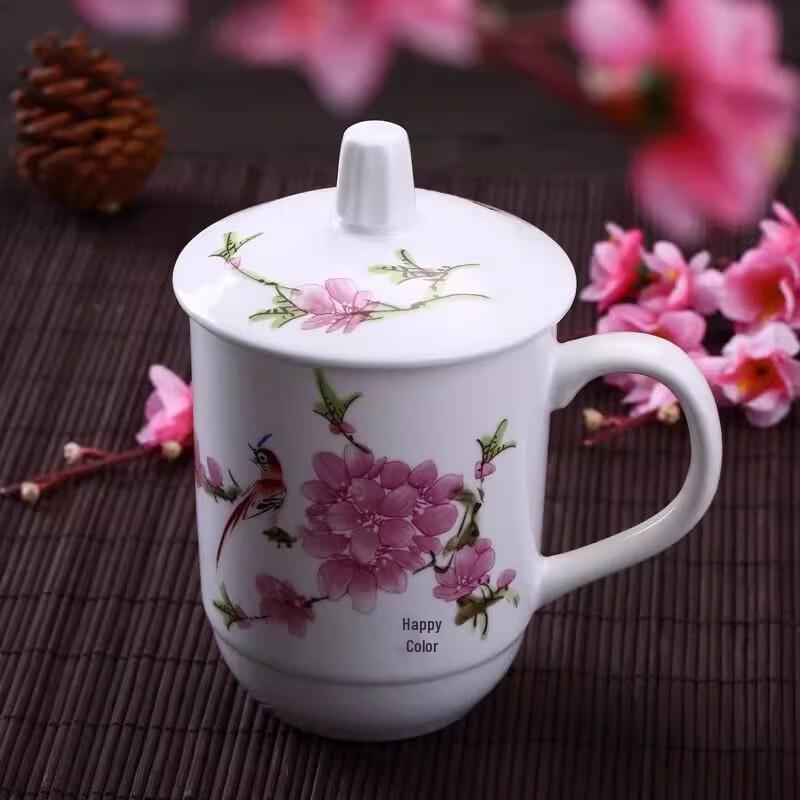 Moluo Na Tender Angel Ceramic Cup with Lid
