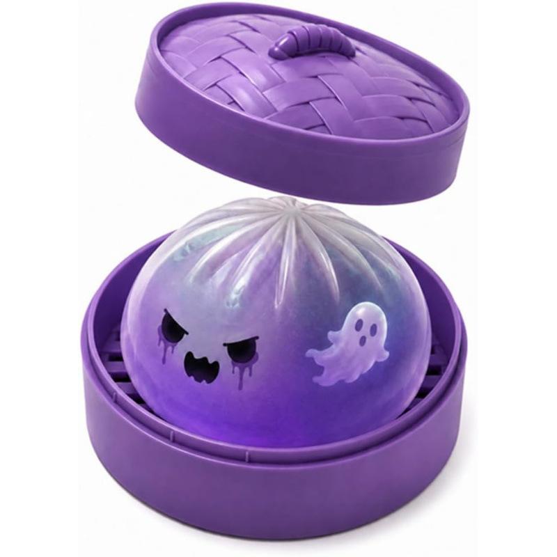 Ghost Bun Squishy Toy Maltose Stress Relief Halloween Gift Creative Decompression Toy Birthday Gift Set