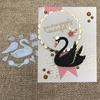 Swan Crown Metal Cutting Dies DIY Scrapbooking Emboss Paper Cards Album Stencil