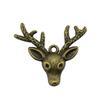 Deer Antler Charms Christmas Day Pendants For Nature Inspired Jewelry