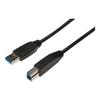Câble USB ASSMANN - USB Type A (M) Vers USB Type B (M) - 1.8m - Triple Blindage - Débit De Données De 5 Gbps