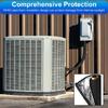 Insulated Air Conditioning Pipe Sleeve Zipper Design Aluminum Foil Lining Weather Resistant Cover for Outdoor Unit