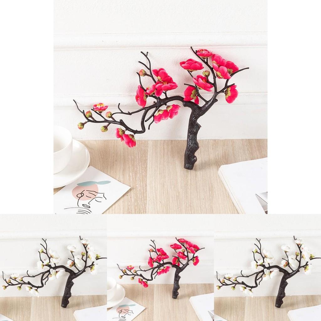 Silk Flower Bonsai Plum Blossom Tree For Indoor Decoration And Outdoor Styling