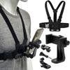 Correa de Pecho para Teléfono Móvil Soporte Cinturón para Iphone 14 Holder Smartphone Móvil para GoPro Hero 13 12 11 10 9 Cámara de Acción DJI Grabación en Vivo
