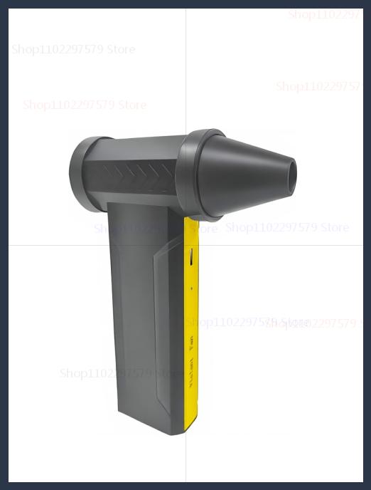 

Турбореактивный вентилятор Высокоскоростной мини турбореактивный вентилятор 160000 об/мин Бесщеточный двигатель Мощная воздуходувка 60 м/с 10000 мАч Портативный канальный вентилятор чёрный