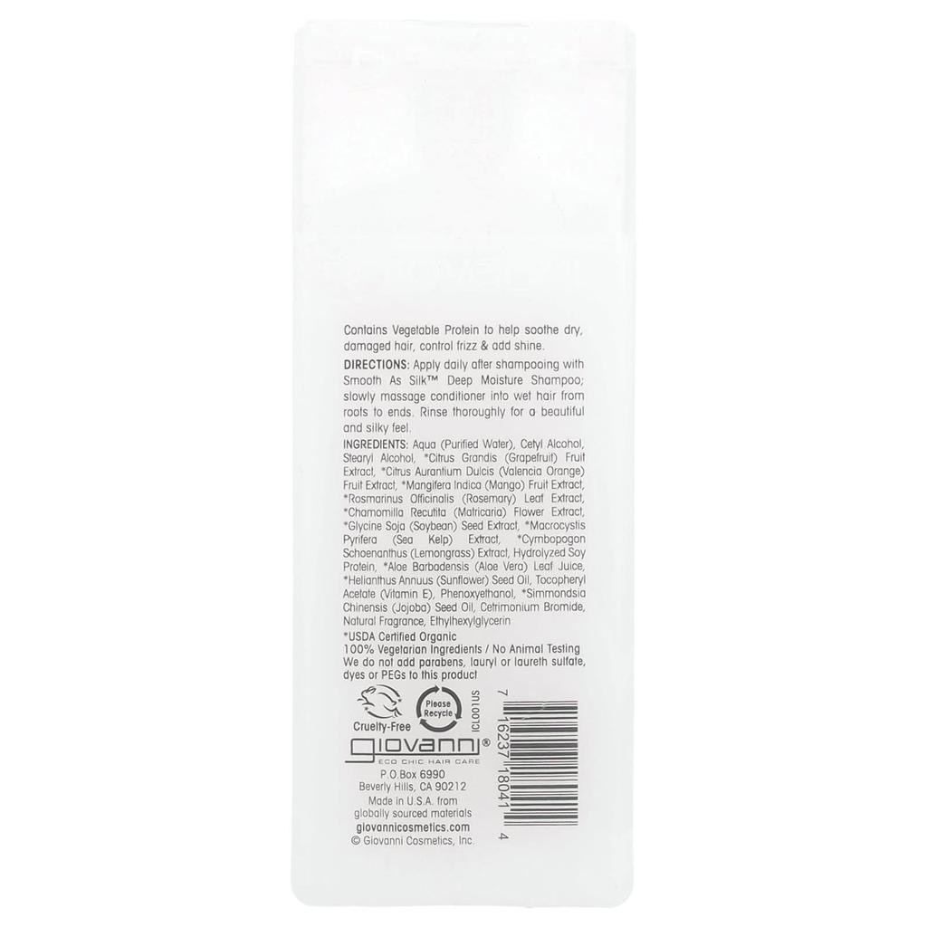 Smooth As Silk™, Deep Moisture Conditioner, For Damaged Hair, 60 Ml (2 Fl Oz)