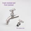 304 Stainless Steel Quick-Open Anti-Freeze, Anti-Crack Outdoor Slow-Flow Faucet for Washing Machine or Mop Sink