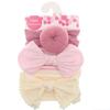 3pcs/Set Nylon Headband Bow Headbands For Kids Girls Turban Hairband Children Cotton Headband