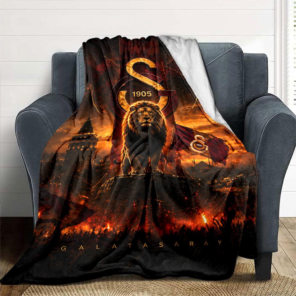 Galatasaray S.k Blanket Ultra-Soft Suitable for Office Chair Bed Office All-Season Use Stylish Decor Gift for Travel Home Birthdays