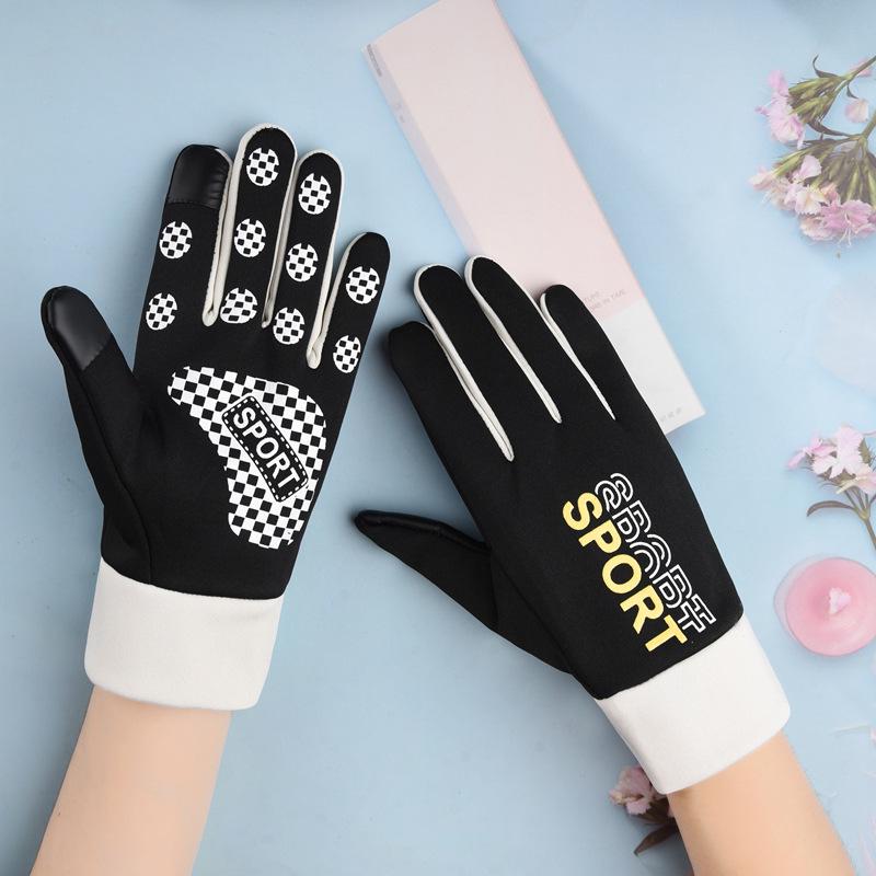 2024 Women's Waterproof Ski Mittens, Fleece-Lined, Warm & Cute, Fingerless for Cycling & Snowboarding