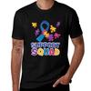 Support Squad Autism Awareness Shirt, Gift For Support Autism T-Shirt T Shirt Personalised T-Shirt