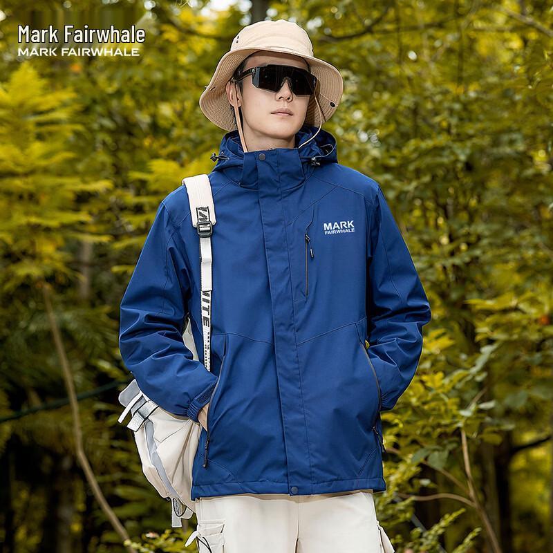 MARK FAIRWHALE 3-in-1 Men's Fleece-Lined Windbreaker Jacket