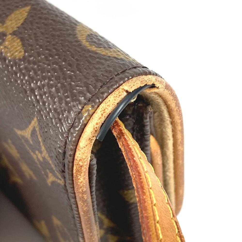 Louis Vuitton M51854 Monogram Pochette Twin PM Crossbody Shoulder Bag