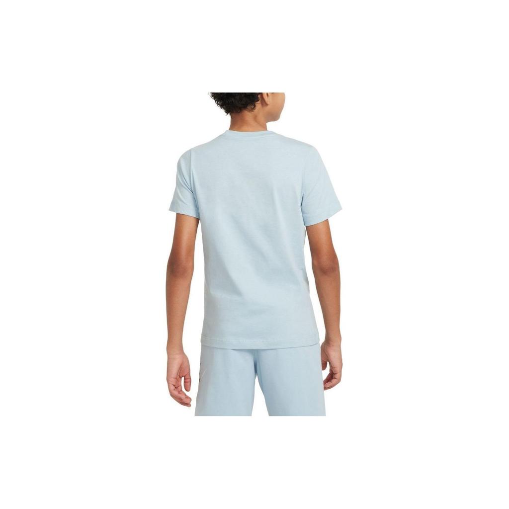 (GS) Nike Sportswear Cotton T-Shirt 'Light Armoury Blue' Kids' AR5252-440