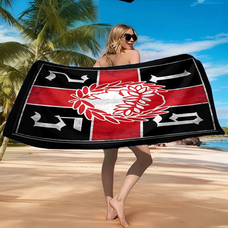 Olympiacos FC Wappen Emblem Strandtuch, Schnelltrocknend, Pflegeleicht, Geeignet für Fitness und Strandurlaub, Sport-Essential
