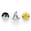 Harry Potter Set of 3 Spacer Beads Hogwart's Castle, Sorting Hat, Time Turner