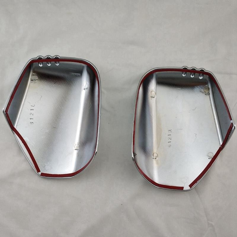 Car Door Rearview Mirror Cover Paste Type Door Wing Mirror Cap For Mitsubishi Triton L200 2005-2014 Pajero Sport 2011