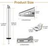 Anti-Pinch Pneumatic Door Closer Automatic Rebound Spring Return Device  Light Medium Wooden Doors