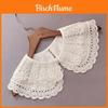 Polyester Embroidered Faux Collar With Lace Trim For Adult Fashion Accessories