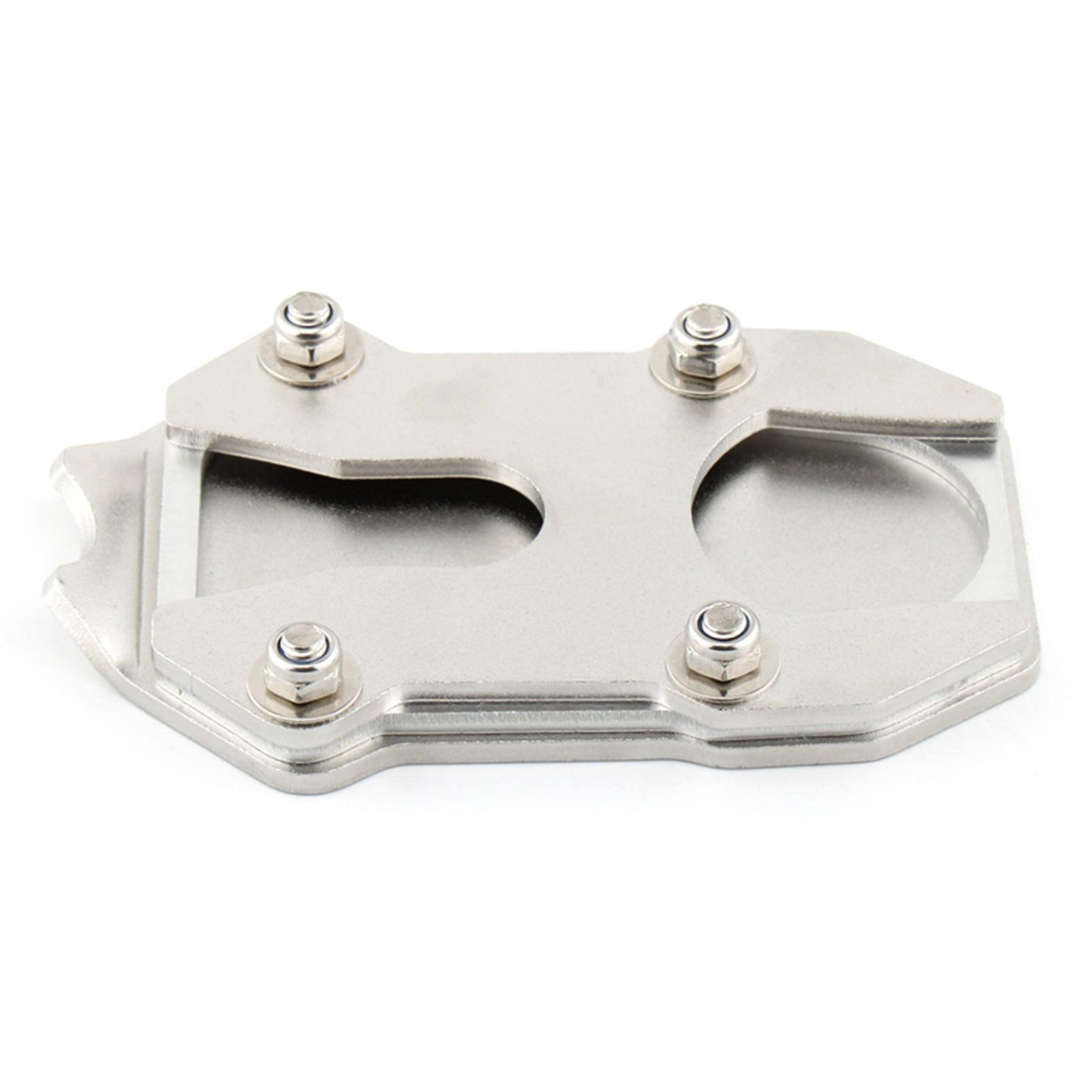 

Motorcycle Kickstand Pad Foot Side Stand Extension Pad, Aluminum Alloy Side Pillar Enlarged Seat, Support Plate for CT125
