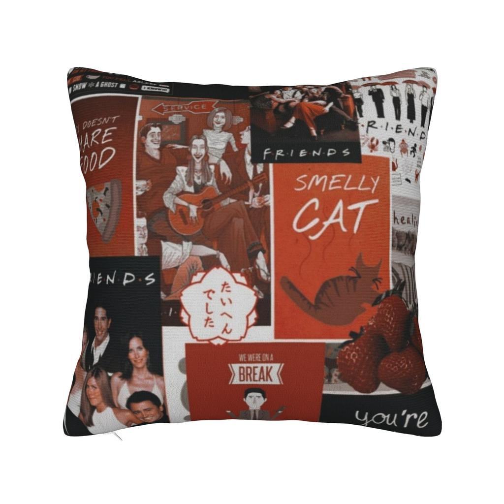 Friends Tv Show Pillowcase Soft Polyester Cushion Cover Gift Pillow Case Cover Car Zippered 40X40Cm