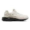 Nike Huarache Run 'Light Bone Black' GS Sneakers DQ1103-001