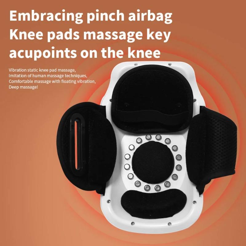 2026 New Gift Wireless Electric Knee Massager with Heating Warm Relaxation for Knee Shoulder Elbow Portable Adjustable Vibration Massage