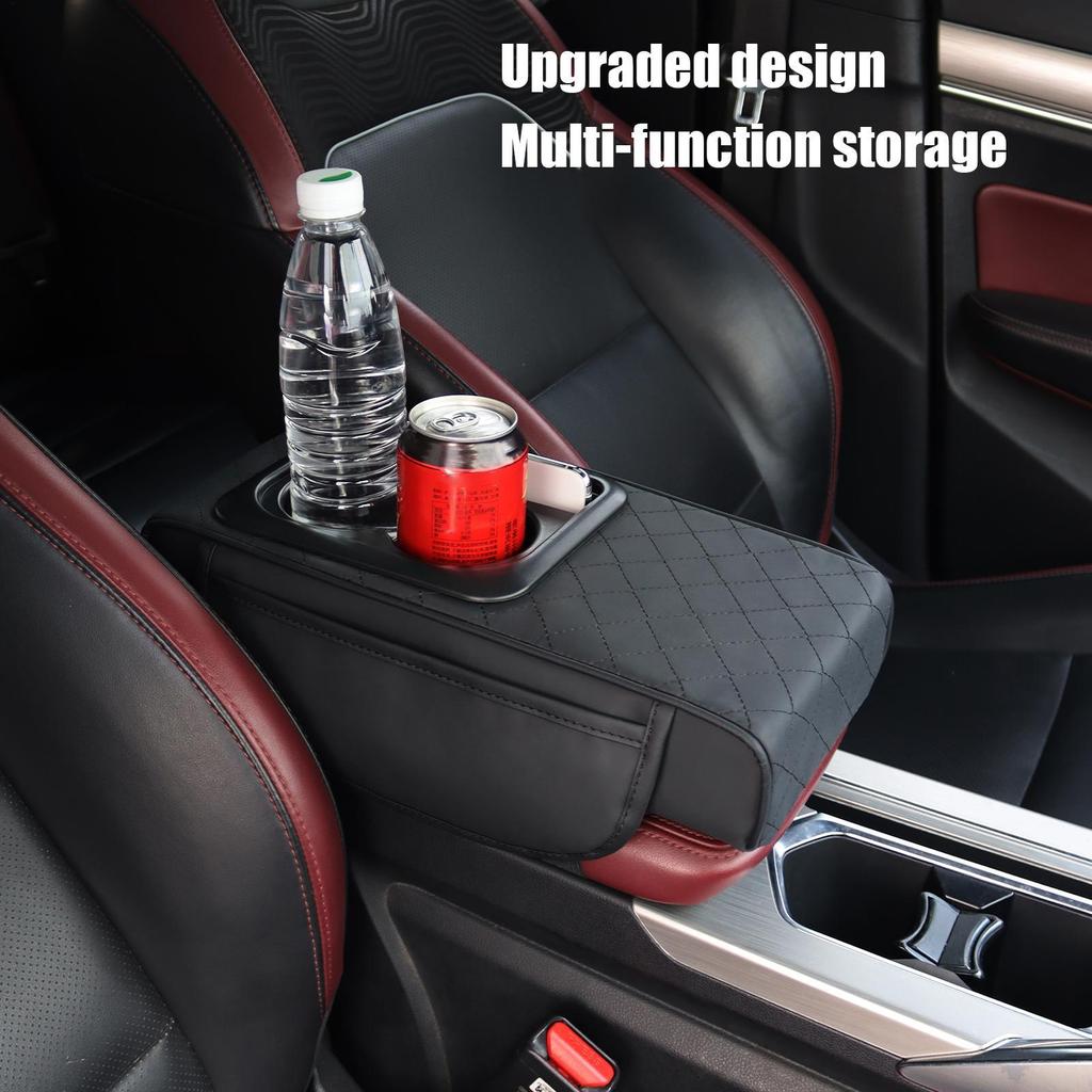 Arm Rest Cushion For Car Console Armrest Pad Center Cup Holder Automotive Accessories For Storage Travel Vehicle Men Women