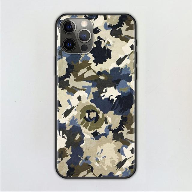 

Чохол для мобільного телефону для Iphone 14 12 Mini 11 Pro X Xs Max Xr 8 7 6 6s Plus Black Tpu Fundas Silicone Capa Camouflage Military Army For iPhone 13
