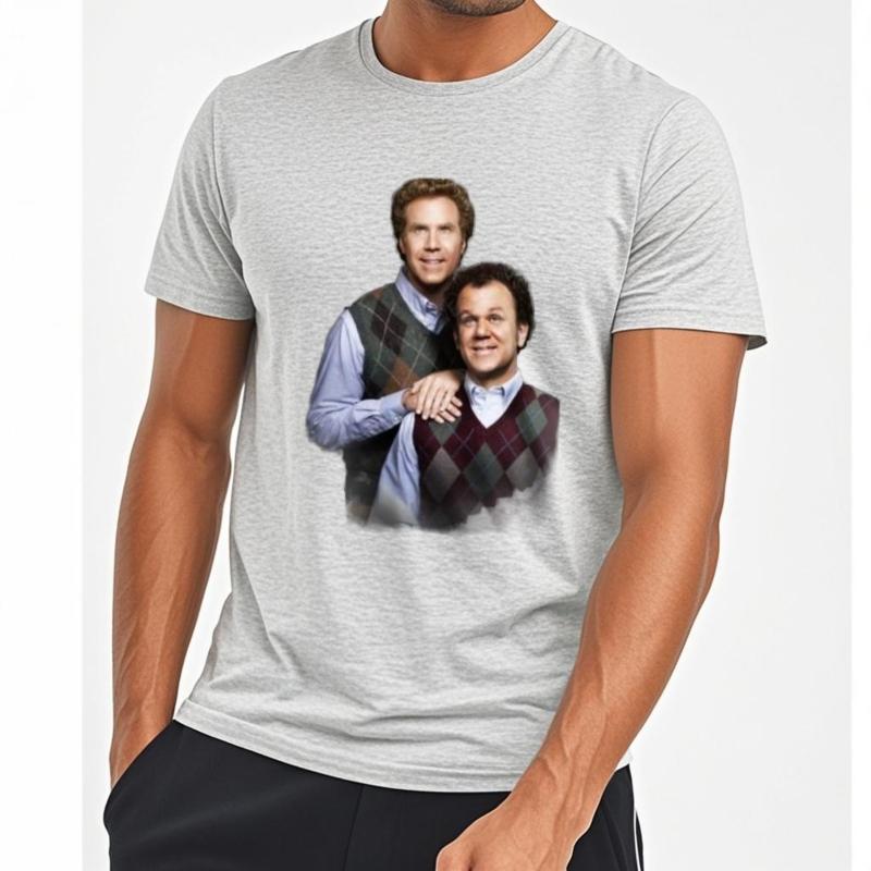 Man T-shirt O-neck T-Shirts Step Brothers T-Shirt Graphics T-Shirt Sports Fan T-shirts Male Tops T-Shirts For Men Rock T-shirt