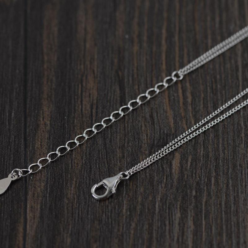 St.delan 18K Gold-Plated Stainless Steel Flat Chain Adjustable Necklace with Pendant and Hanging Accessories
