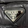 PRADA Triangle logo Down Jacket Black Men's Size XL (50) Model 50SGA506