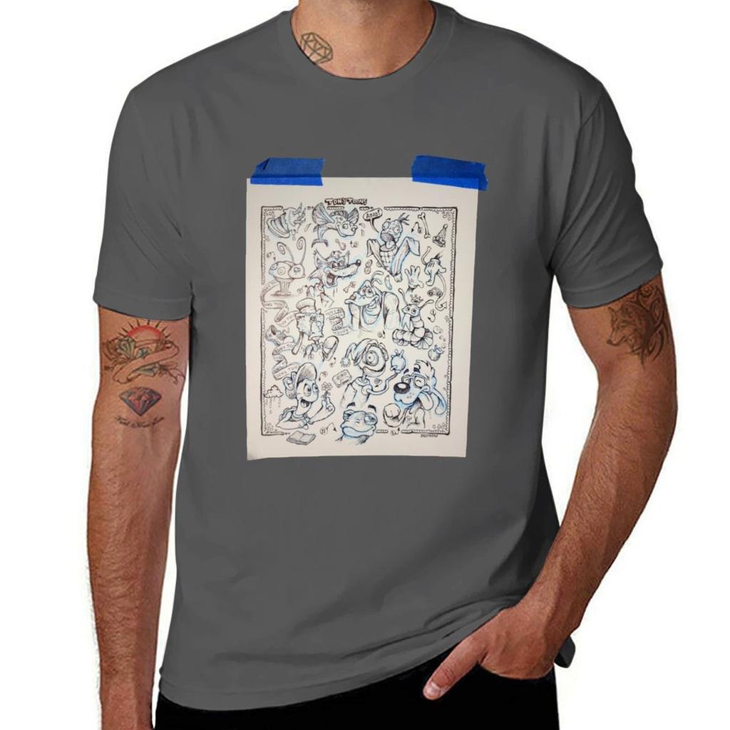 Tonytoons Drawing Board Sketch Design Tshirt Lightweight Running Tshirt