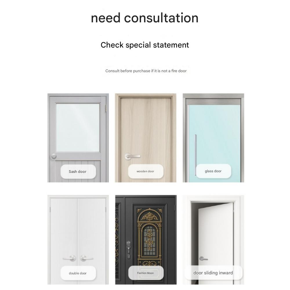 Fechadura Digital de Porta Link, Teclado Numérico de Bloqueio Instantâneo, Autoinstalação, Sem Cartão