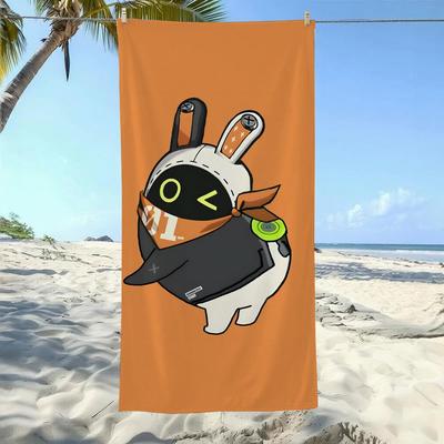 Cartoon B-Bumbumzs Towel Ultra-Fine Fiber Quick Drying Absorbent Towel, Beach Swimming Vacation Beach Towel