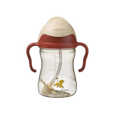 Straw Drink from Any Baby Gift Sippy 1 B.box Leak-Proof Mug, Angle, [Authentic B.box Product] [Disney Cup] (Lion King, Cup)