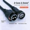 M12 IP67 Waterproof Cable Connector 2-8 Pin Male Female Plug With PVC Wire For Car Motorcycle LED Light Auto Accessories