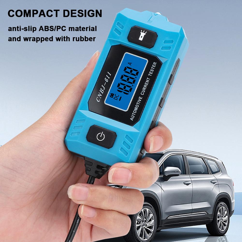 CNBJ 611 Automotive Fuse Current Tester Car Leakage Analyzer Fault Tester Automotive Fuse Current Testing Tool Blue