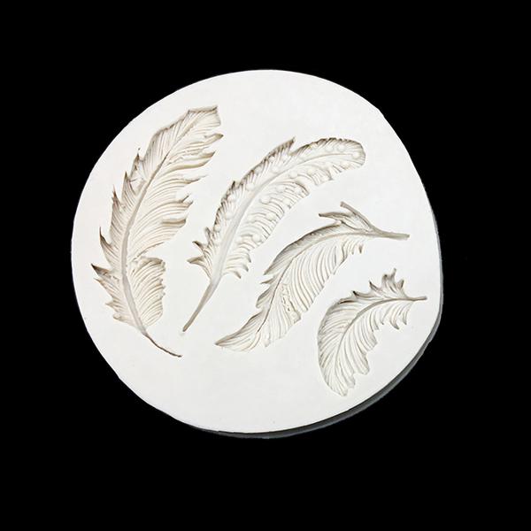 

Силиконовая форма Перо Сахарная мастика Шоколад Кекс Фондант Инструменты для украшения торта