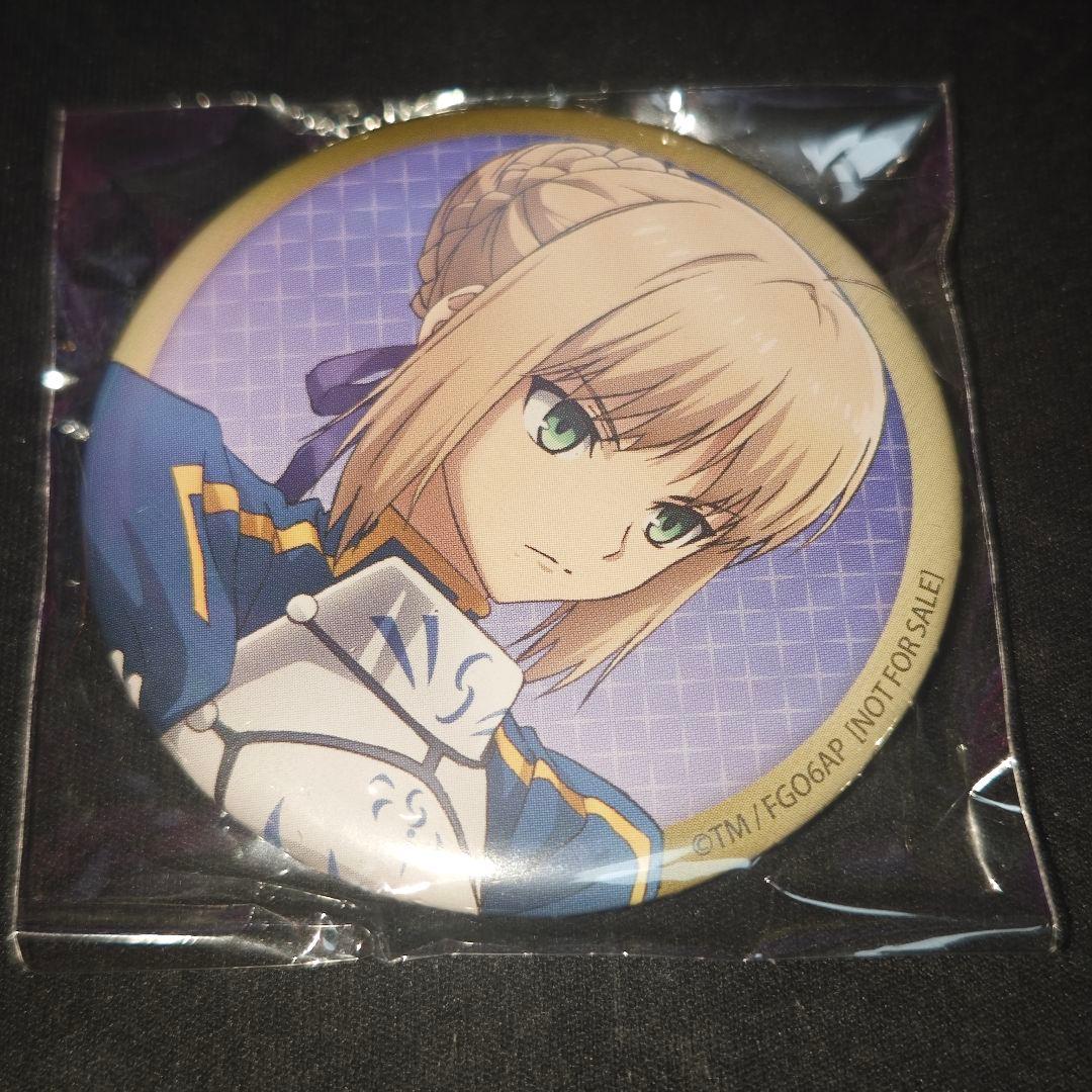 [USED] Fate/Grand Order Artoria Pendragon Can Badge Animate Limited DVD Purchase Bonus