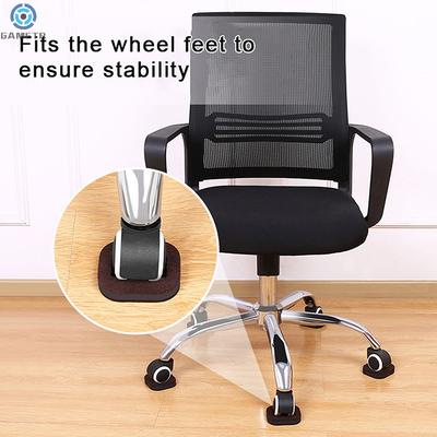 Bouchon de roue de chaise de bureau, gobelets à roulettes, protecteurs de sol en bois dur, coussin Anti-Vibration, pieds à roulettes, tapis antidérapant