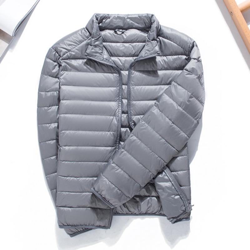 

Мужская легкая ультратонкая пуховая куртка короткого фасона для осени/зимы - Повседневная, большого размера, для среднего и молодого возраста M