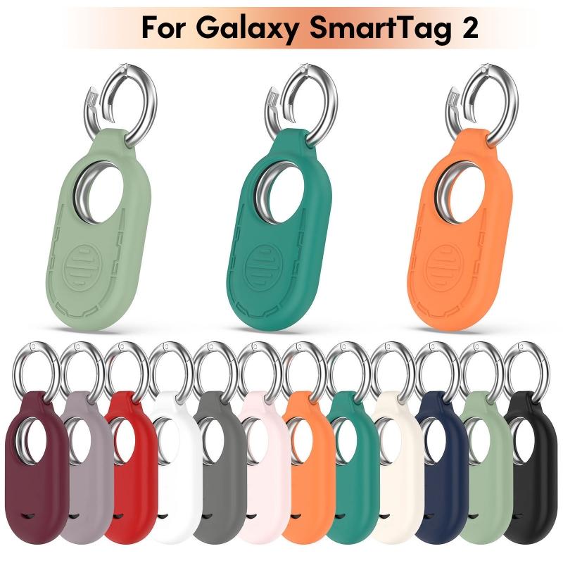 Silicone Case Housing Protective Cover Fit for SmartTag 2 Anti-lost Case Portable Carrying Case Anti-scratch Sleeve