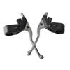 1 pair Motorcycle 7/8'' 22mm Left/Right Brake Lever For 47cc 49cc 2 Stroke Pocket Dirt Bike Moped Gas Scooter Mini Moto Parts