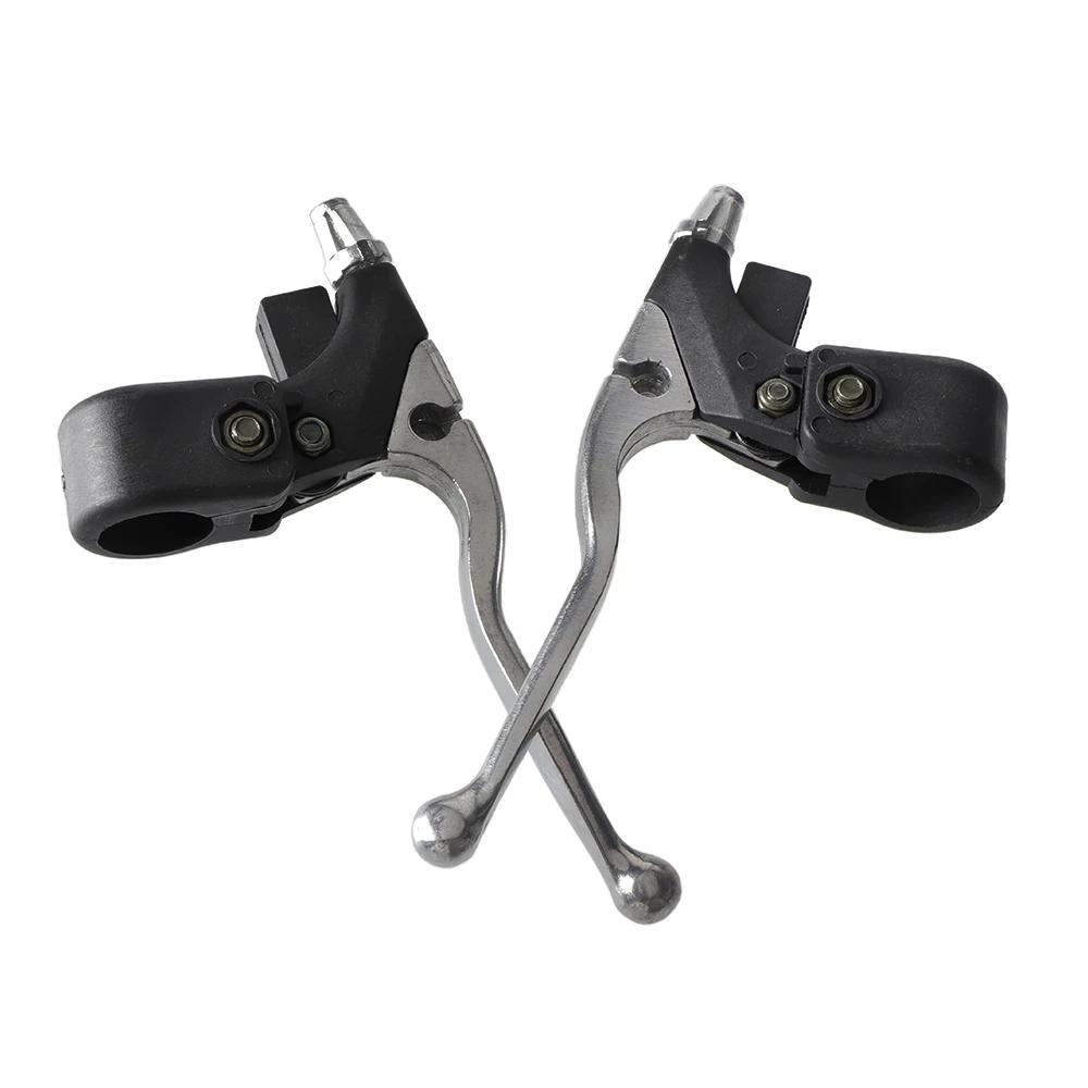 1 pair Motorcycle 7/8'' 22mm Left/Right Brake Lever For 47cc 49cc 2 Stroke Pocket Dirt Bike Moped Gas Scooter Mini Moto Parts