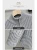 American Autumn/Winter Solid Color Zippered Knit Cardigan: Trendy Korean-Style Men's Outerwear