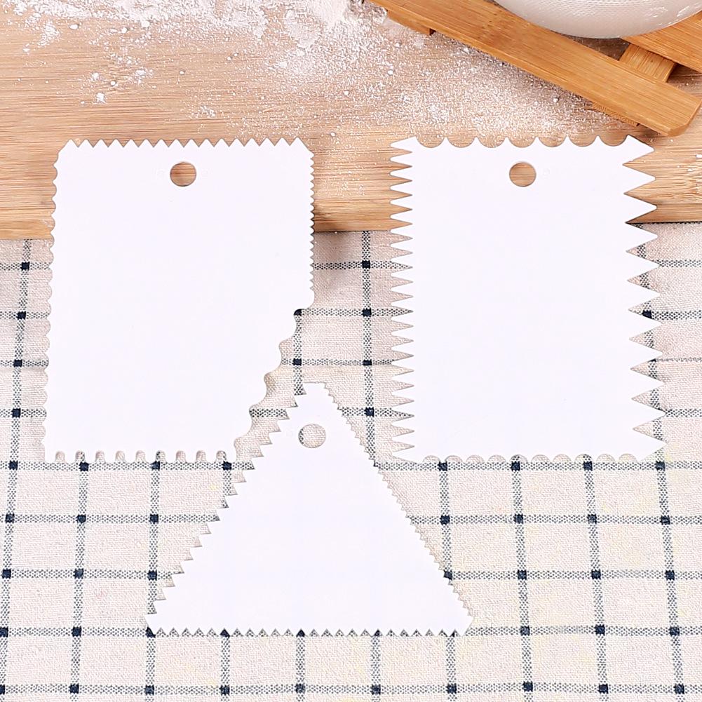 Multifunctional Cake Scraper Set: 6-Piece and 3-Piece Triangular & Cream Scrapers