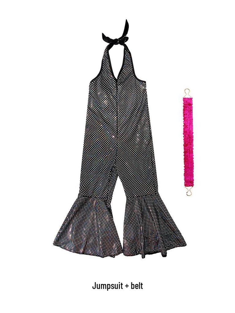 Children's Disco Jazz Dance Costume for Stage Performance and Halloween