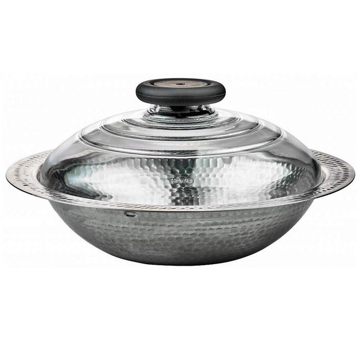 HARIO Stainless Pot 23 Yukihira IH Compatible 1.9L Silver Made in Japan MIS-23